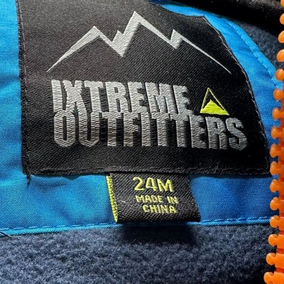 iXtreme Outfitters Snowsuit Toddler Sz 24M One Piece Overall Insulated Ski Blue - Picture 9 of 14